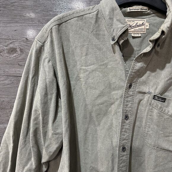 Vtg Woolrich Sportsman Chamois Shirt Men’s XL Burgundy & Gray Bundle Of 2 - Picture 3 of 16